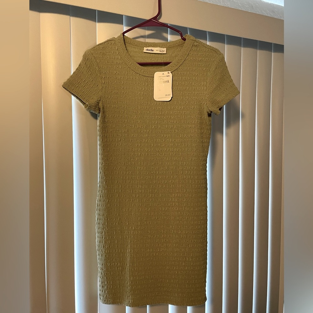 Sage green bodycon dress. New with tags!